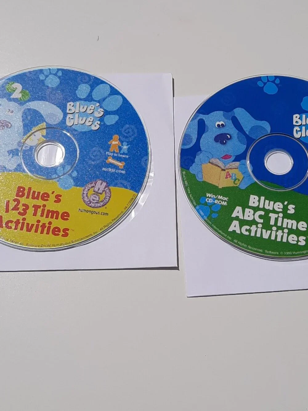 Blue's Clues: Blue's 123 Time ABC Time Activities PC CD-ROM Mac 1999 Infogrames